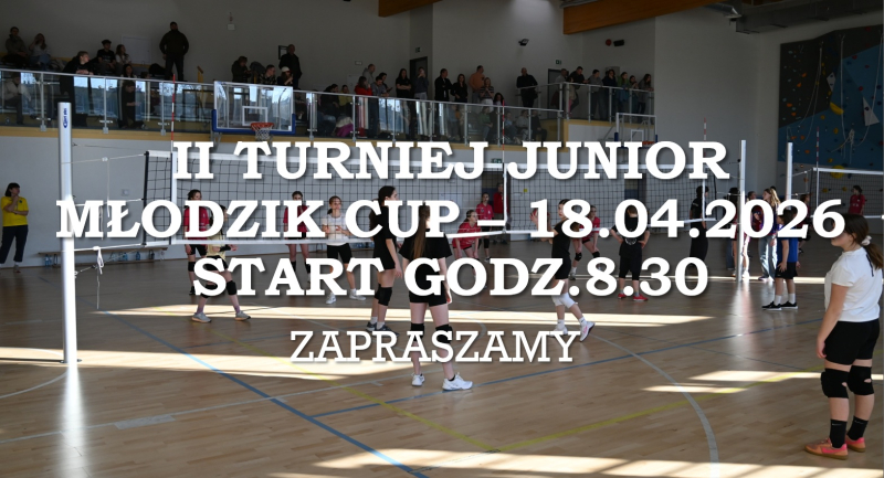 II turniej JUNIOR MŁODZIK CUP - 18.04.2026
