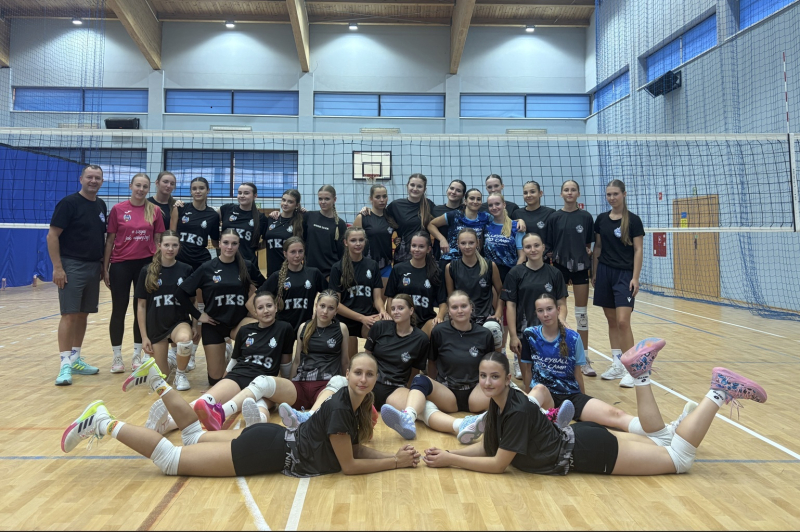 Kadetki TKS grały sparing z Volley Warszawa w Ciechocinku - 27.08.2026